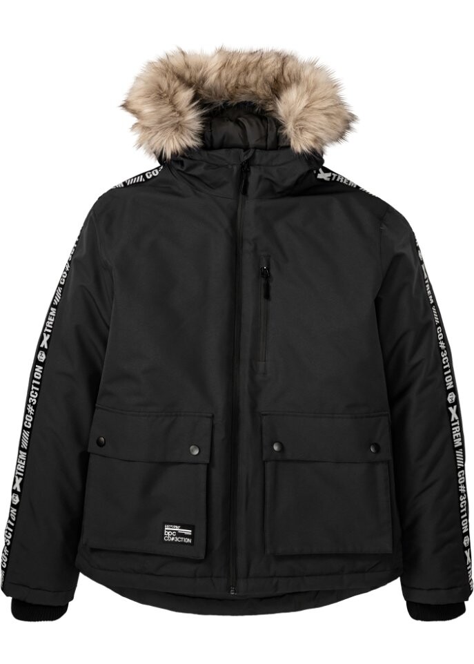 

Функциональная зимняя куртка Bpc Bonprix Collection, черный