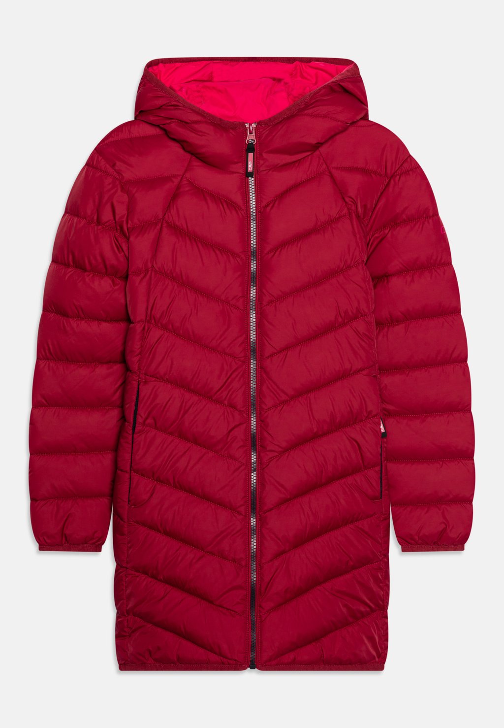Зимнее пальто Kid Coat Fix Hood Unisex CMP, цвет anemone