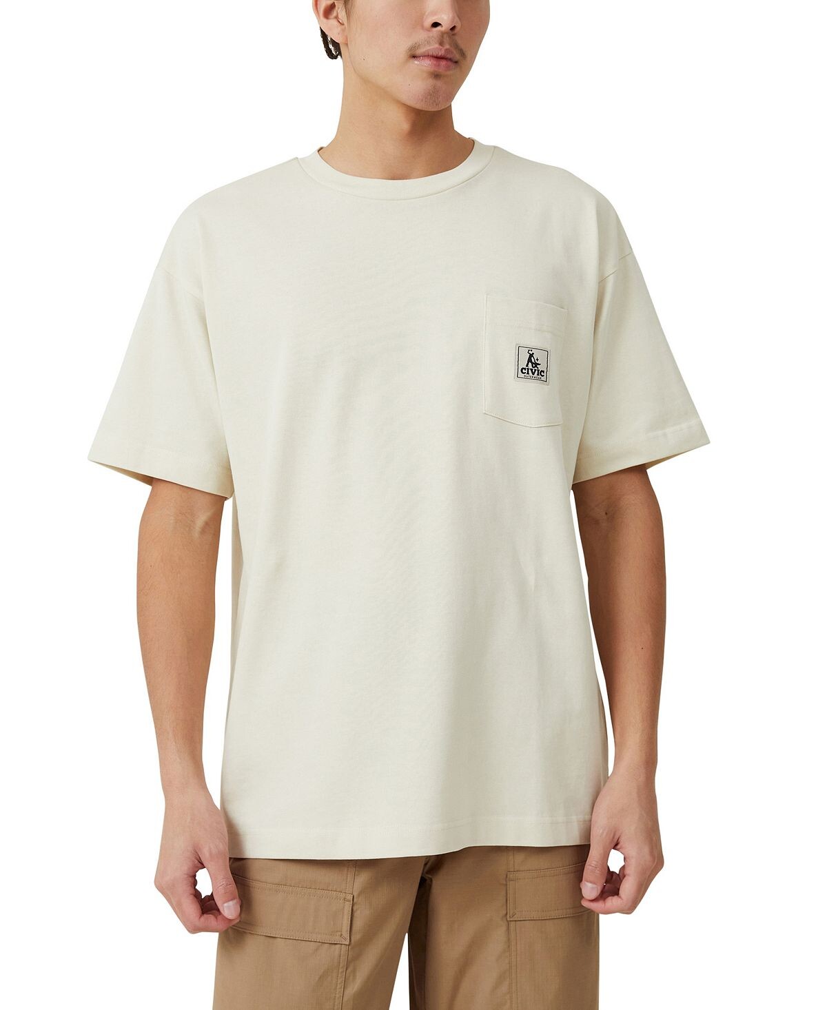 

Мужская футболка с короткими рукавами и карманами Box Fit COTTON ON