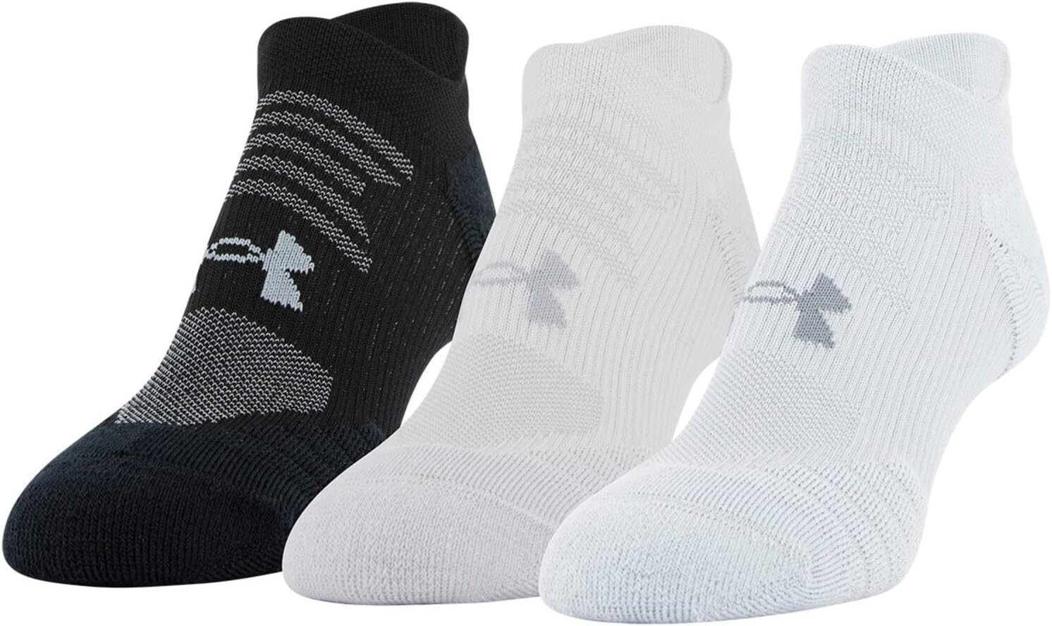 

Носки Play Up No Show Tab, 3 пары Under Armour, цвет Halo Gray/Assorted