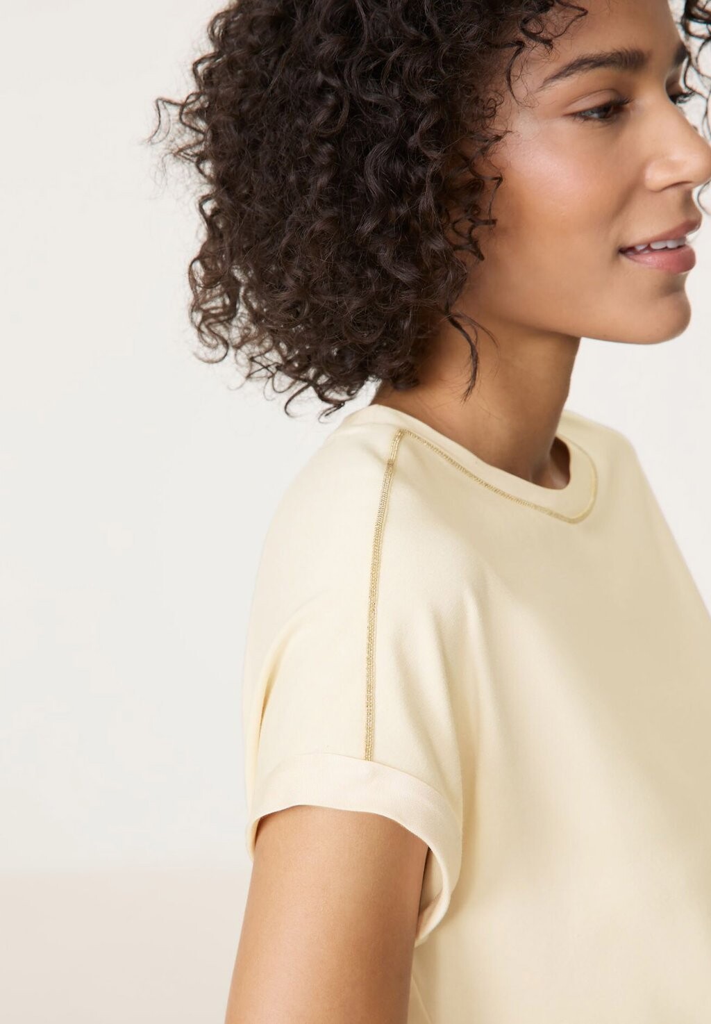 

Футболка с принтом 1/2 ARM MIT DEKORATIVEM KETTENDETAIL Gerry Weber, бежевый