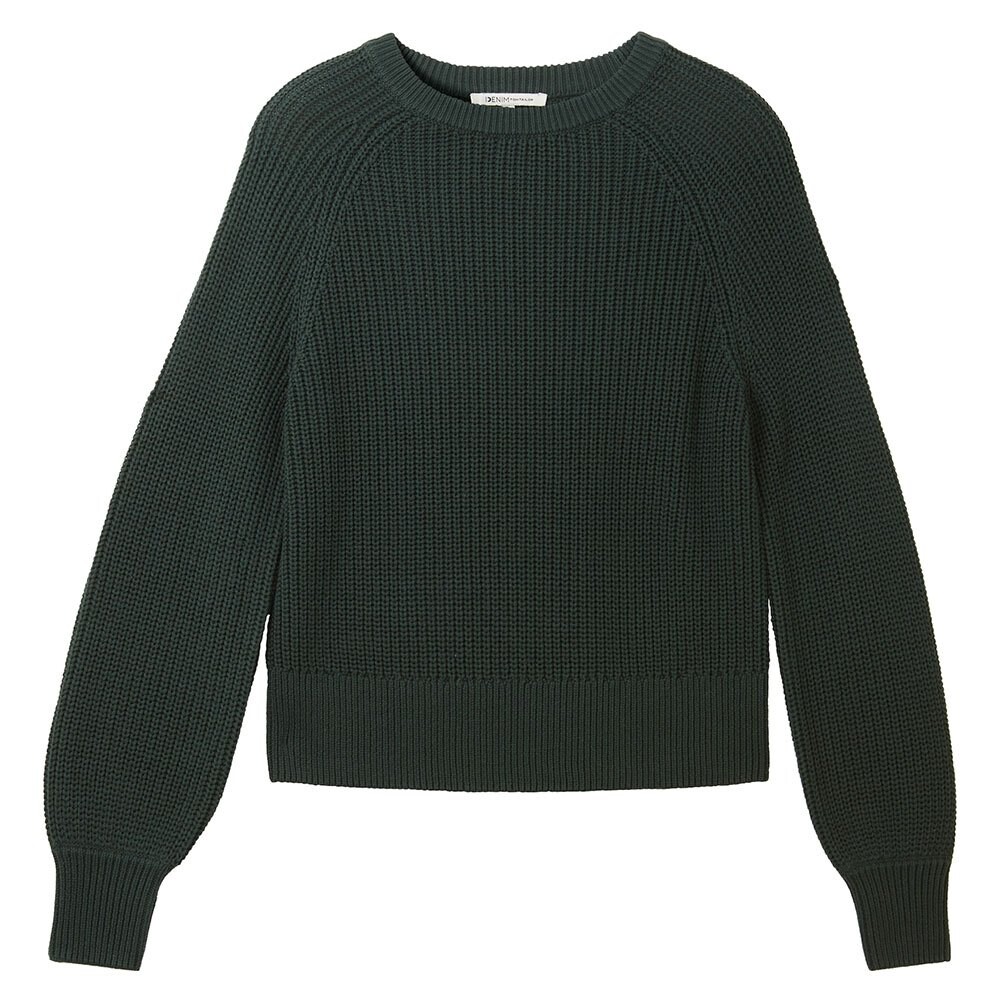 

Свитер Tom Tailor 1038390 Crew Neck, зеленый