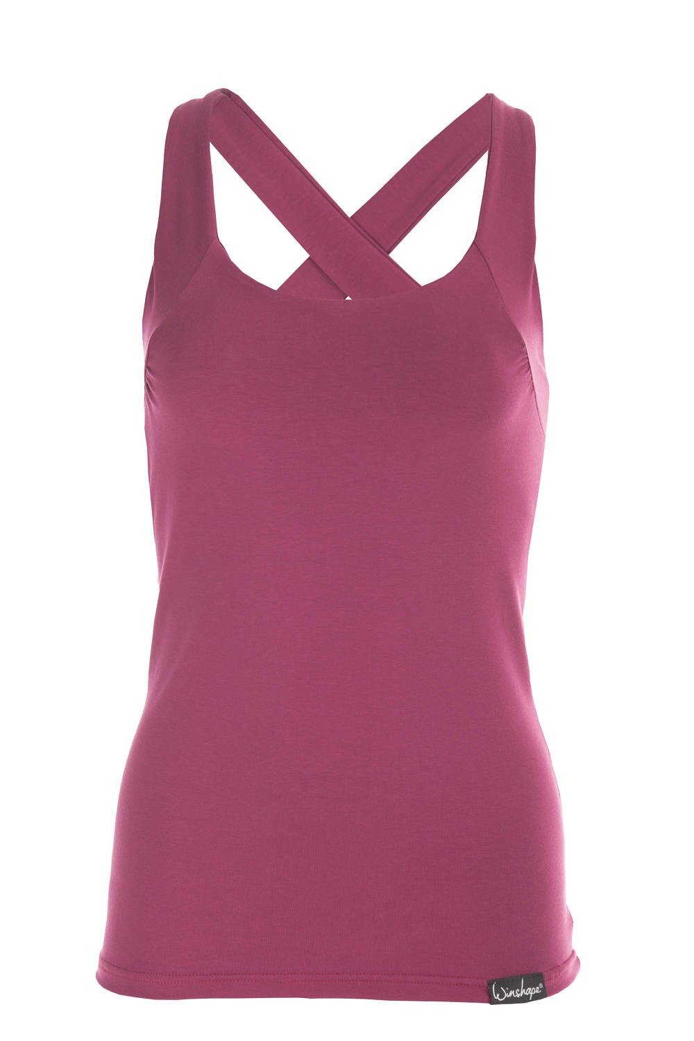 

Спортивная футболка Winshape Cross Back Top WVR25, цвет berry love