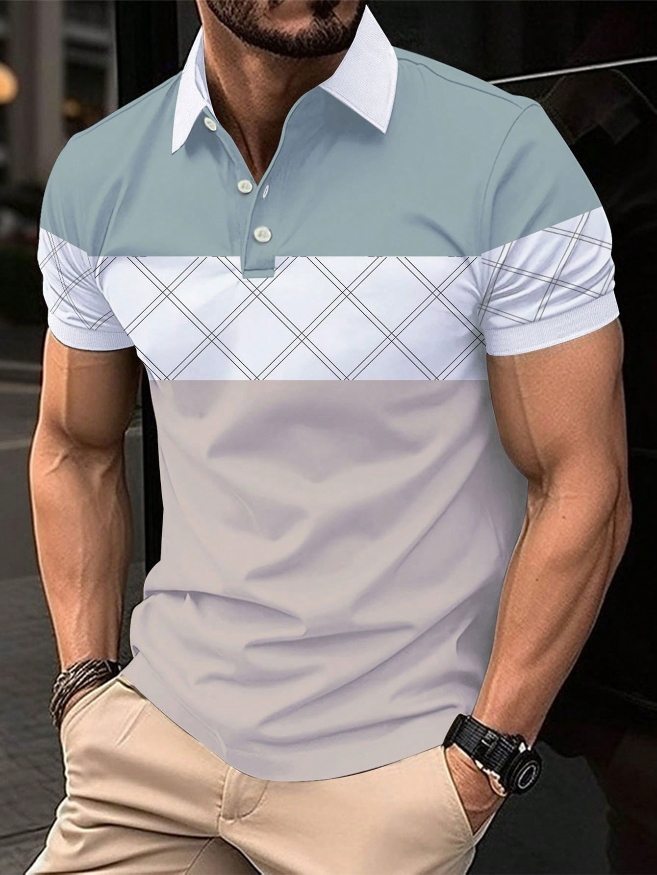 Новая спортивная рубашка поло с лацканами для гольфа, мятно-зеленый