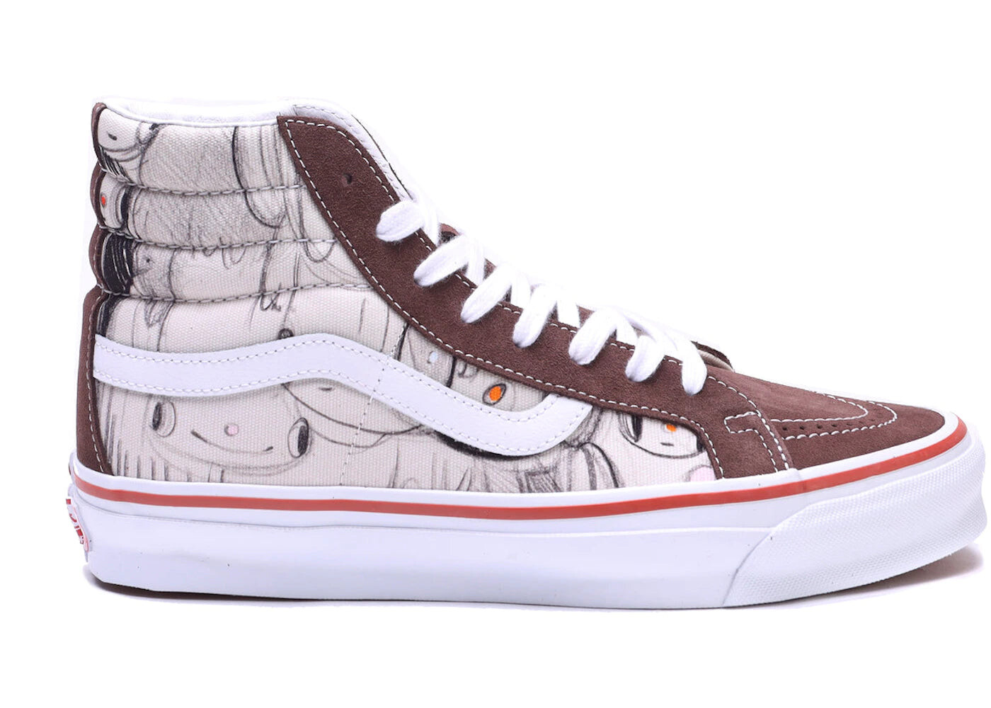 

Кроссовки Vans Vault OG Sk8-Hi LX x Javier Calleja, potting soil / true white