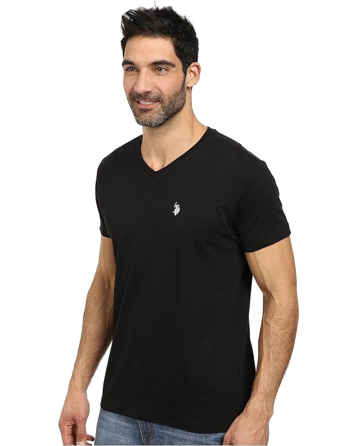 

Футболка U.S. POLO ASSN. V-Neck Tee, черный