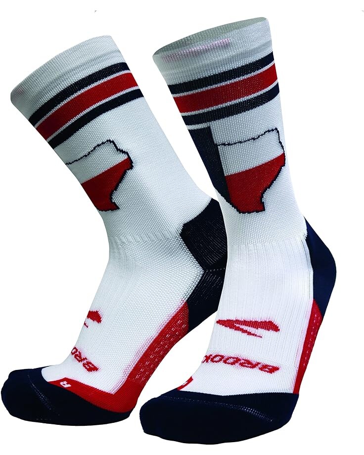 

Носки Brooks Ghost Crew, цвет Texas