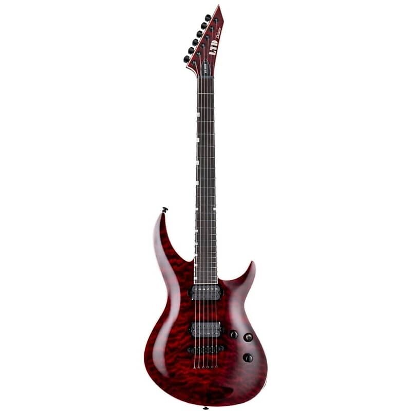 

Электрогитара ESP LTD H3-1000 Quilted Maple Electric Guitar, See-Thru Black Cherry