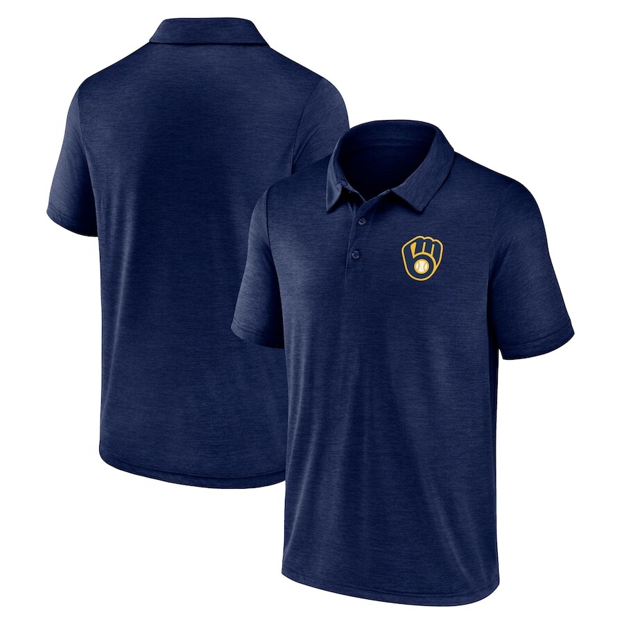 

Поло с коротким рукавом Fanatics Branded Milwaukee Brewers, нави