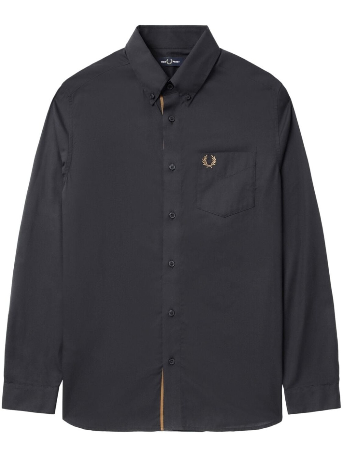 

Fred Perry рубашка поло с вышивкой Laurel Wreath, серый