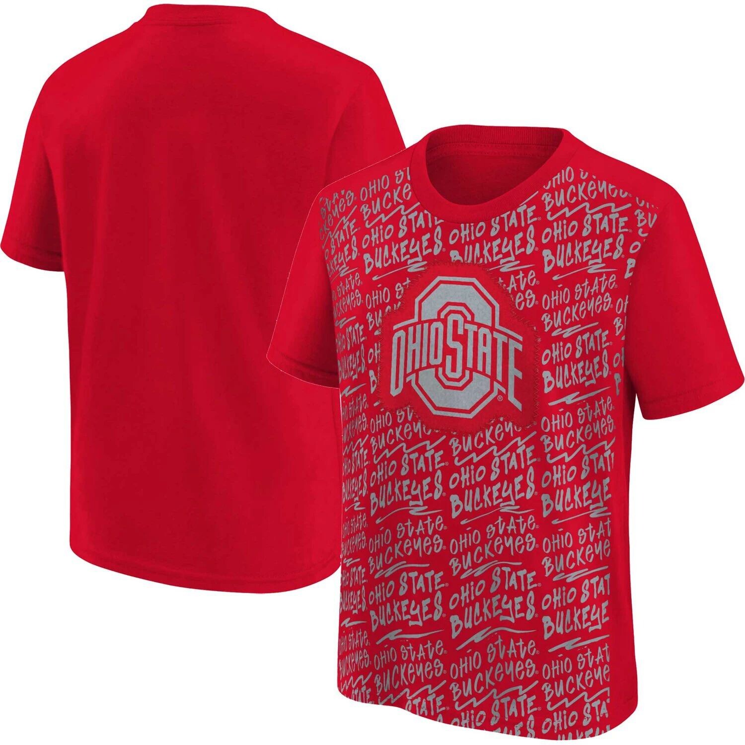 

Образцовая футболка Youth Scarlet Ohio State Buckeyes Outerstuff