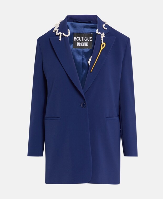 

Блейзер Boutique Moschino, синий