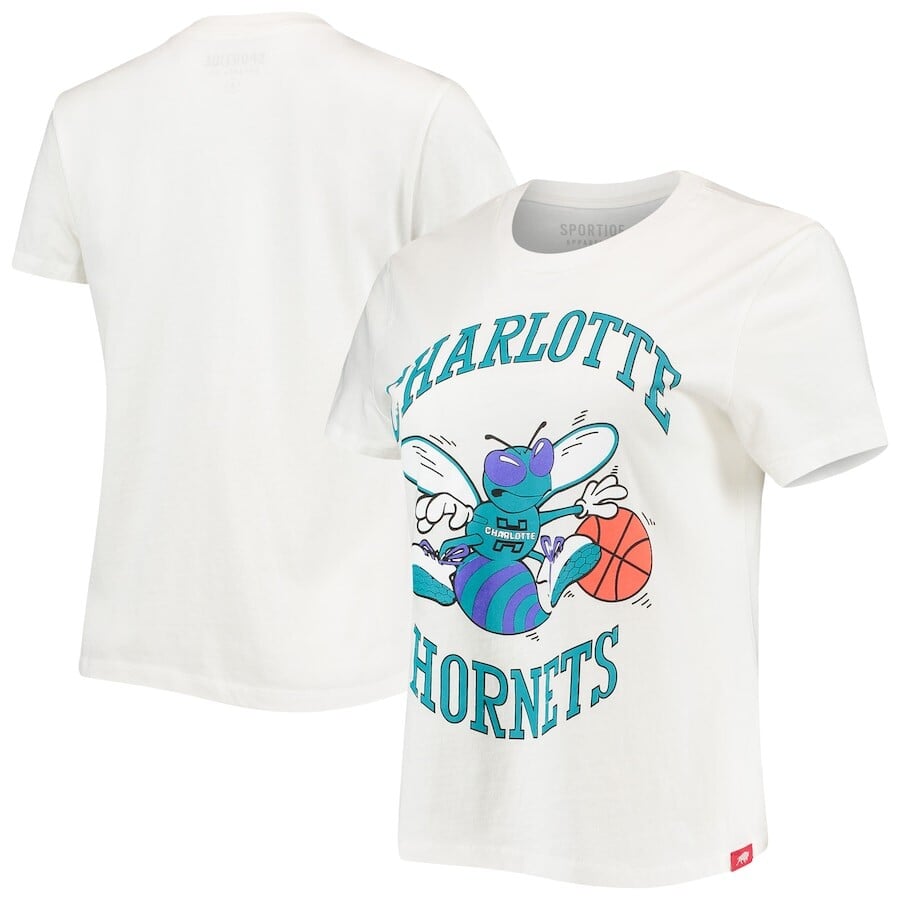 

Футболка с коротким рукавом Sportiqe Charlotte Hornets, белый