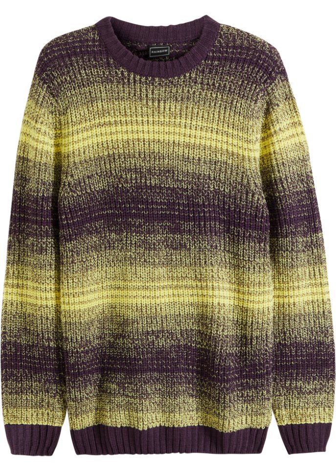 цена Градиентный свитер Rainbow, фиолетовый