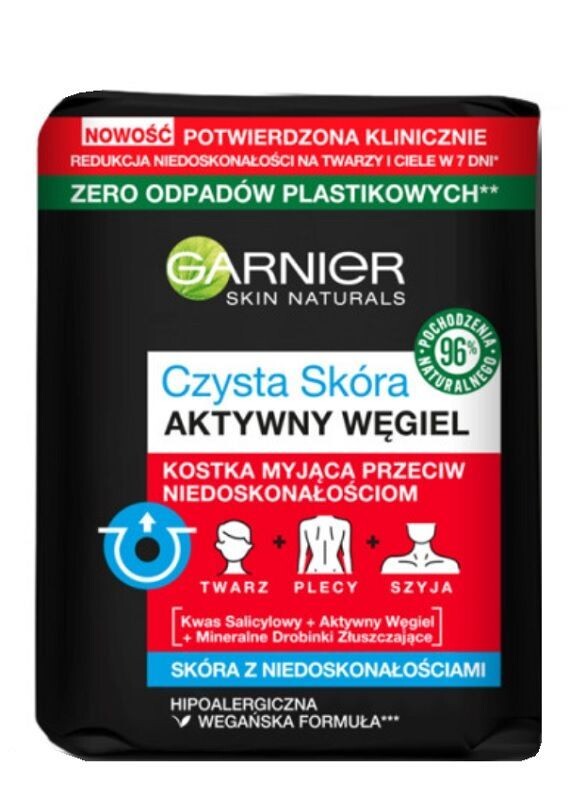 

Garnier Skin Naturals Czysta Skóra Aktywny Węgiel умывальник для лица и тела, 100 g
