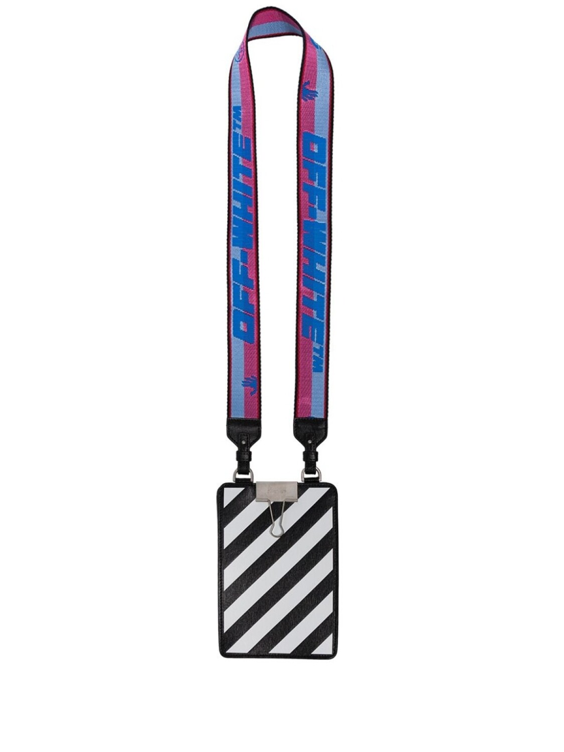 

Off-White сумка для телефона с полосками Diag, черный
