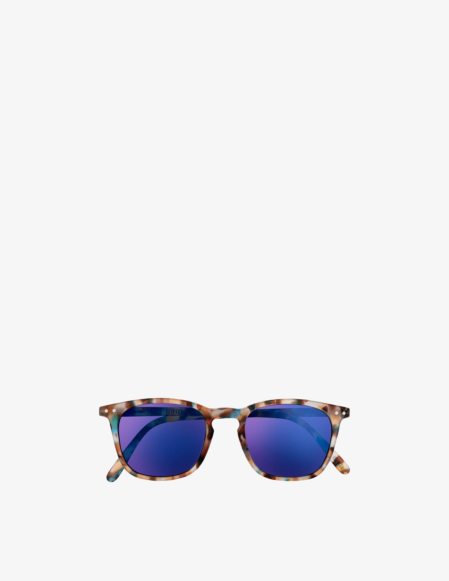 Солнцезащитные очки Модель #E с зеркальными линзами Izipizi, цвет Blue Tortoise