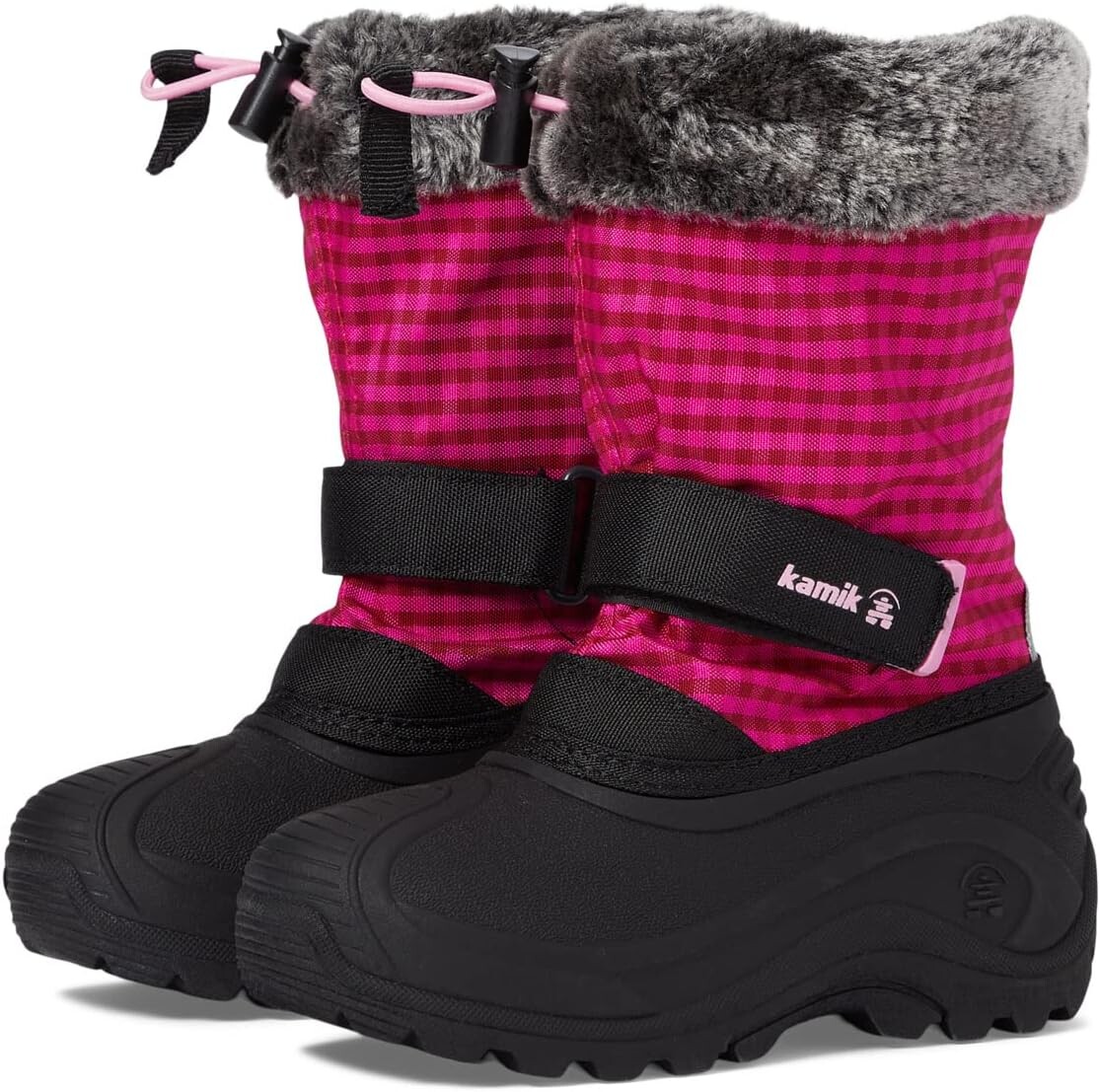 

Зимние ботинки Mini 2 Kamik, цвет Gray/Pink