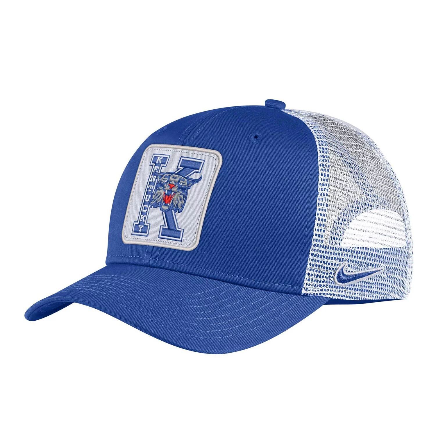 

Мужская кепка Nike Royal Kentucky Wildcats Classic99 Trucker Snapback