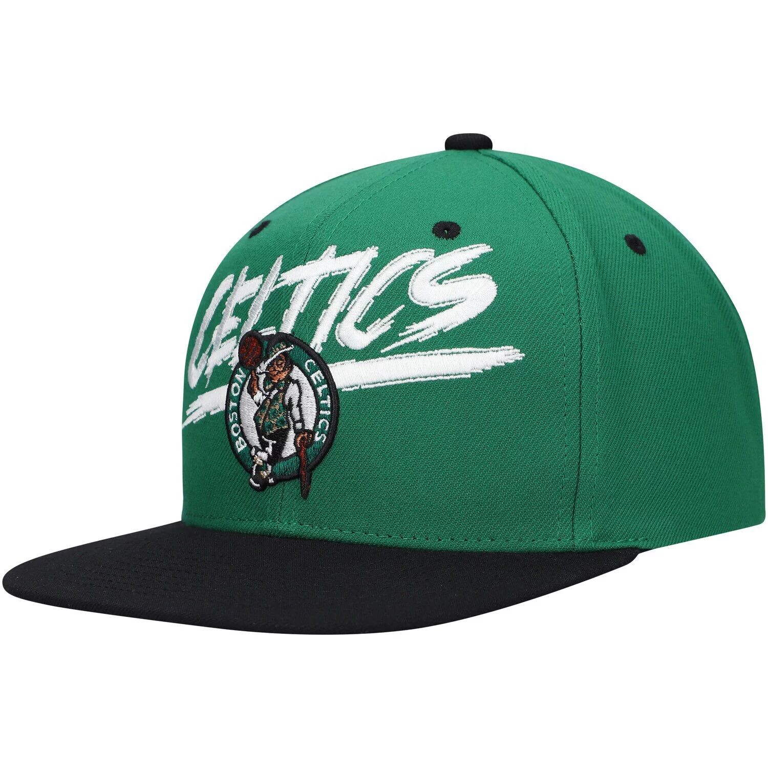 

Мужская кепка Mitchell & Ness Kelly Green/Black Boston Celtics Hardwood Classics Soul Transcript Snapback Hat
