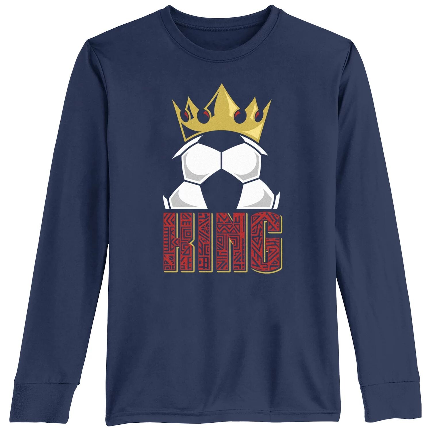 

Футболка Soccer King Tribal для мальчиков 8–20 лет Unbranded