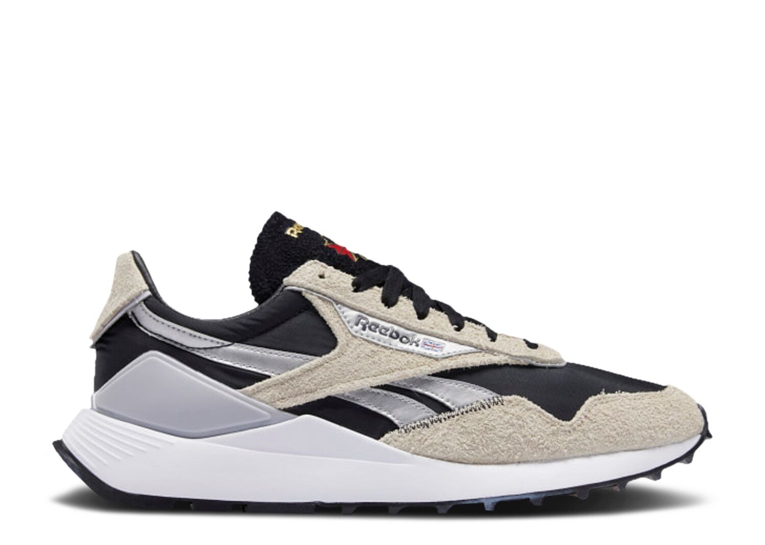 

Кроссовки Reebok Classic Leather Legacy Az 'Stucco Silver Metallic', черный