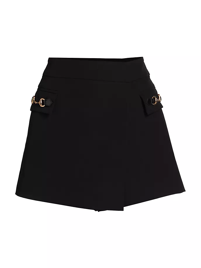 

Мини-юбка Jillian Horsebit Derek Lam 10 Crosby, черный