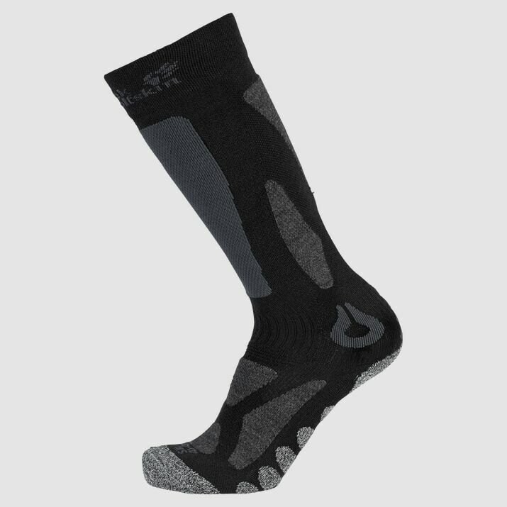 

Носки Jack Wolfskin Ski Merino Sock High Cut, черный