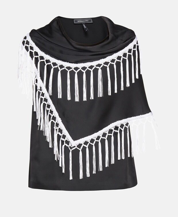 

Рубашка блузка bcbgmaxazria, черный