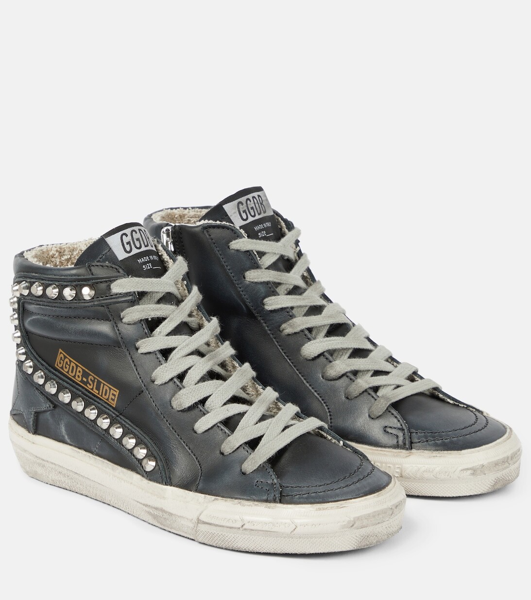 

Кроссовки Slide Classic Golden Goose, черный