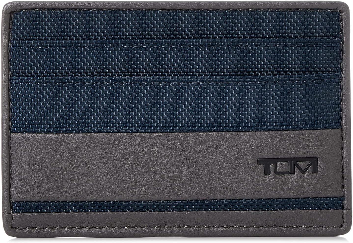 

Кошелек Alpha Slim Card Case Tumi, цвет Navy/Grey