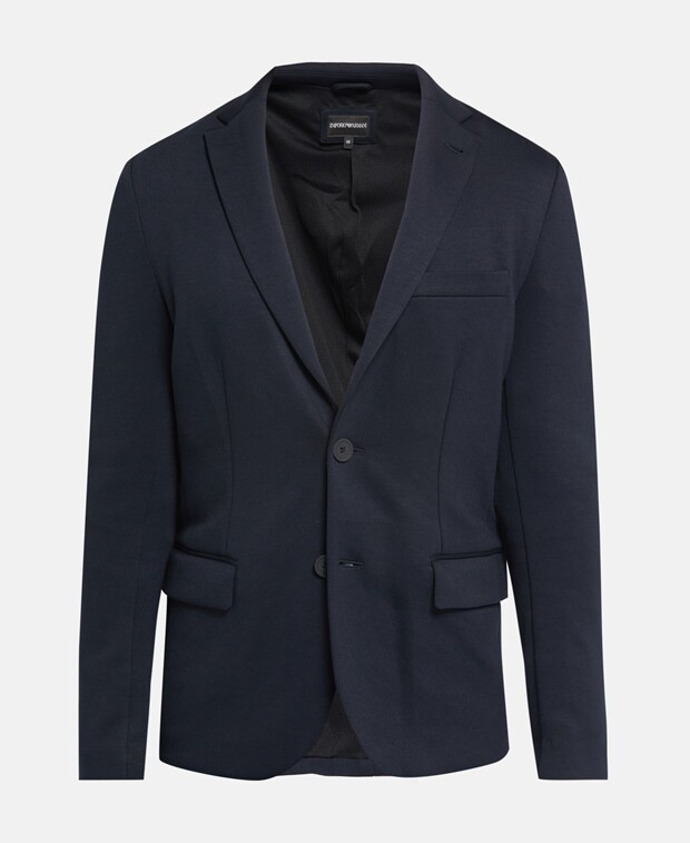 

Блейзер Emporio Armani, темно-синий