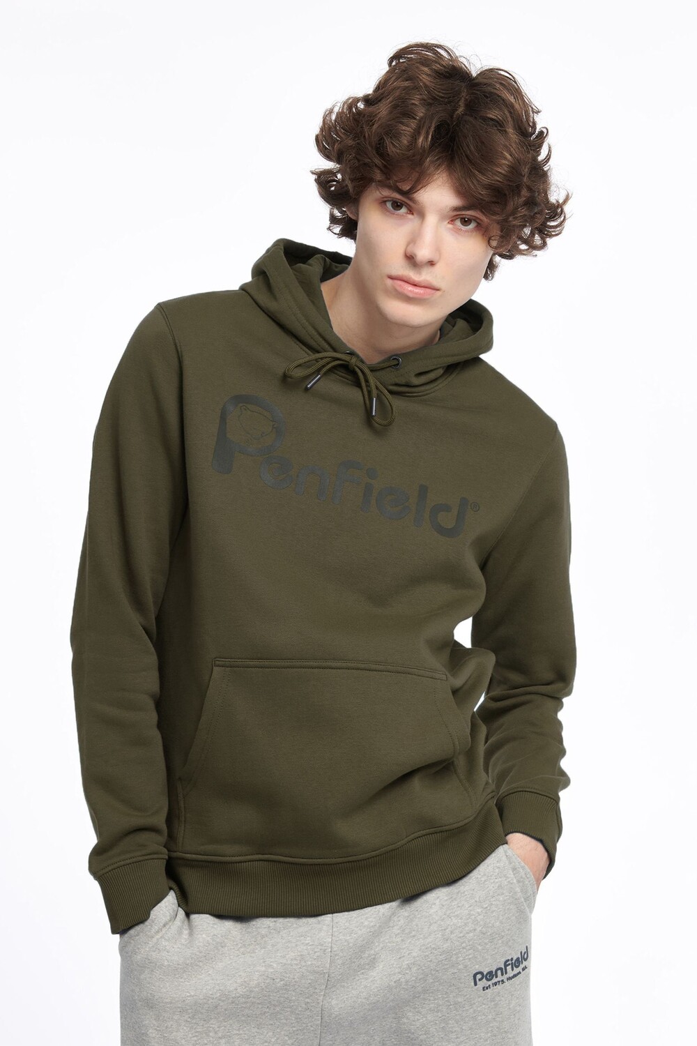 

Худи Green Bear с принтом на груди Penfield, зеленый