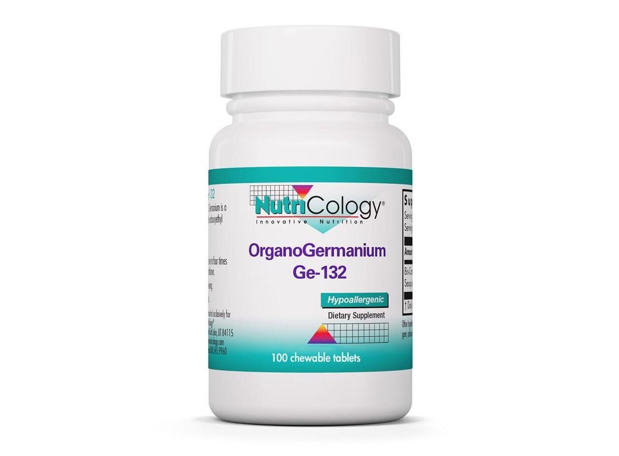 

Nutricology, Германийорганический GE-132, 100 жевательных таблеток