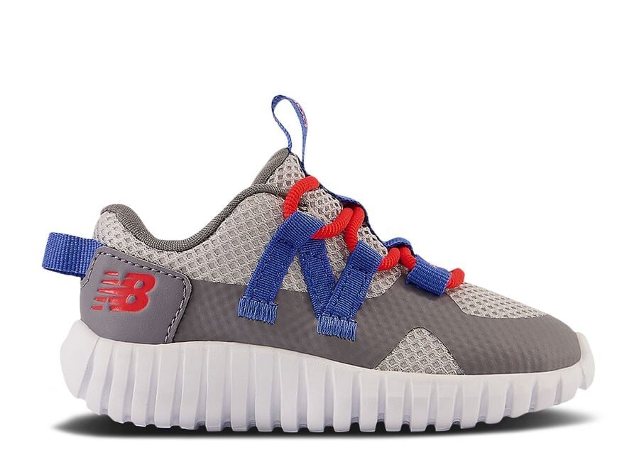 

Кроссовки New Balance Playgruv V2 Bungee Toddler Wide 'Grey True Red', серый