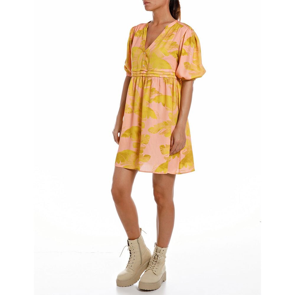 

Короткое платье Replay W9025.000.73944 Short Sleeve, желтый