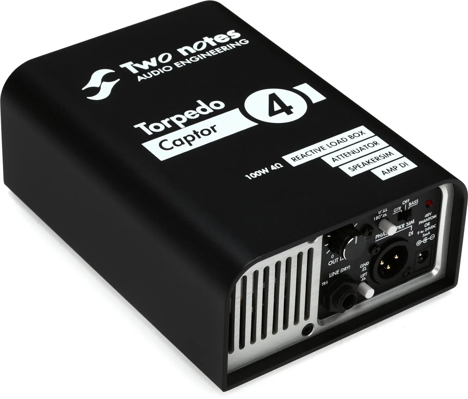 

Two Notes Torpedo Captor Reactive Loadbox DI и аттенюатор — 4 Ом