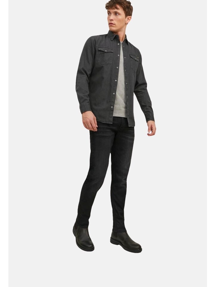 

Рубашка Jack & Jones Sheridan, цвет black denim