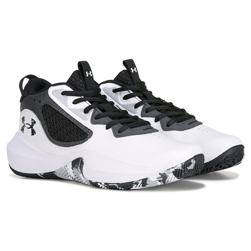 

Баскетбольные кроссовки Kids' Lockdown 6 Big Kid Under Armour, белый