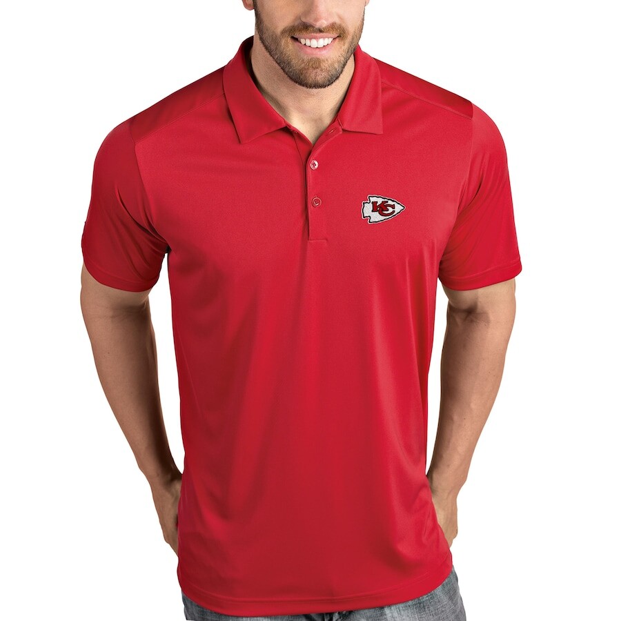 

Поло с коротким рукавом Antigua Kansas City Chiefs, красный