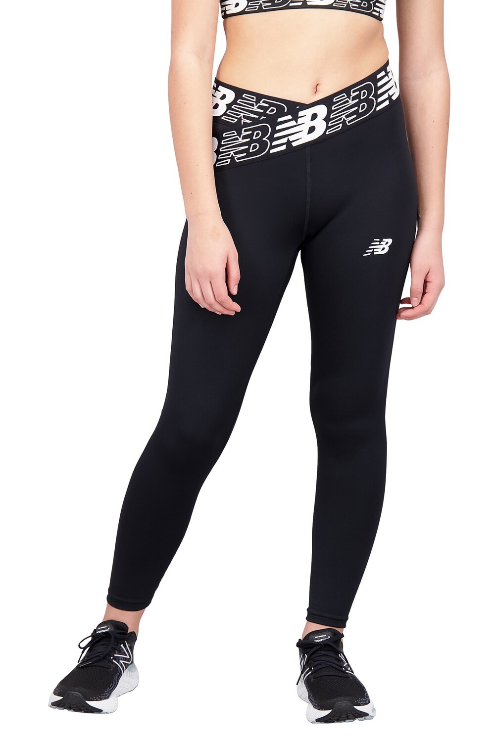 

Леггинсы Relentless с высокой посадкой 7/8 — женские New Balance, черный