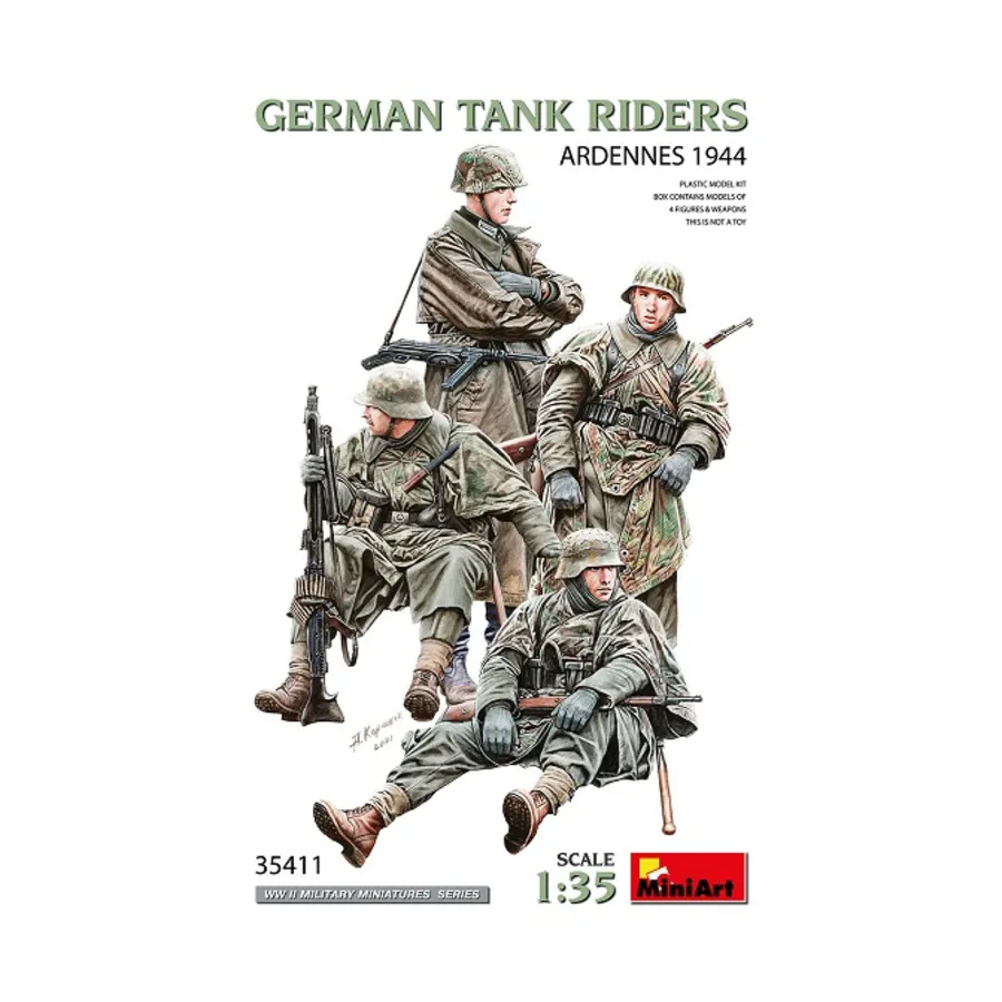 

Немецкие танкисты в Арденнах, 1944 год., WWII Military Miniatures Series (1:35) (MiniArt Models)