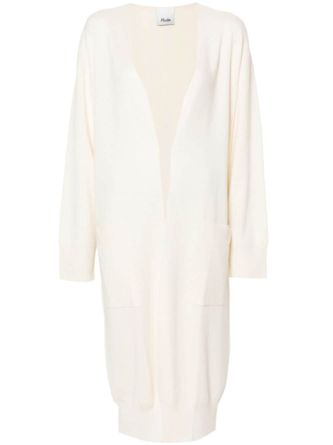 

Allude кардиган-пальто из вирджинской шерсти, белый