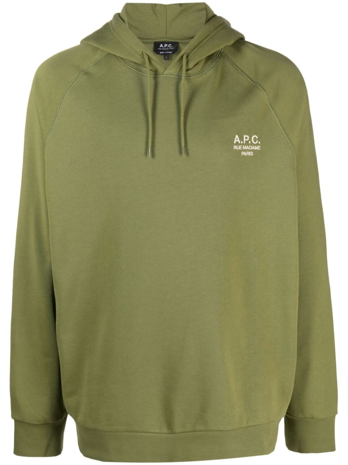

Худи с логотипом A.P.C., зеленый