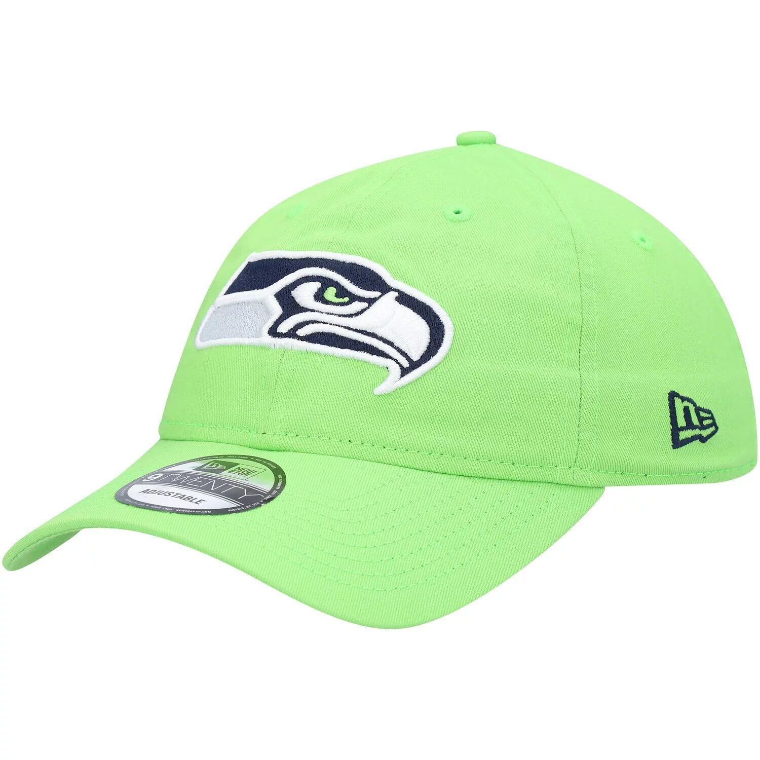 

Мужская регулируемая кепка New Era неоновый зеленый Seattle Seahawks Core Classic 2.0 9TWENTY