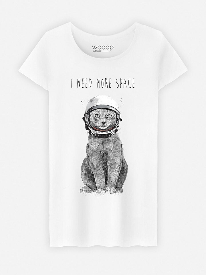 

Футболка WOOOP I Need More Space, белый