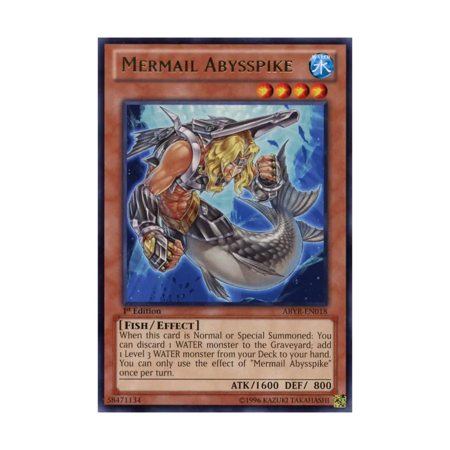 

CCG Мермейл Бездонный Шип (Редкий), Yu-Gi-Oh - Abyss Rising - Singles