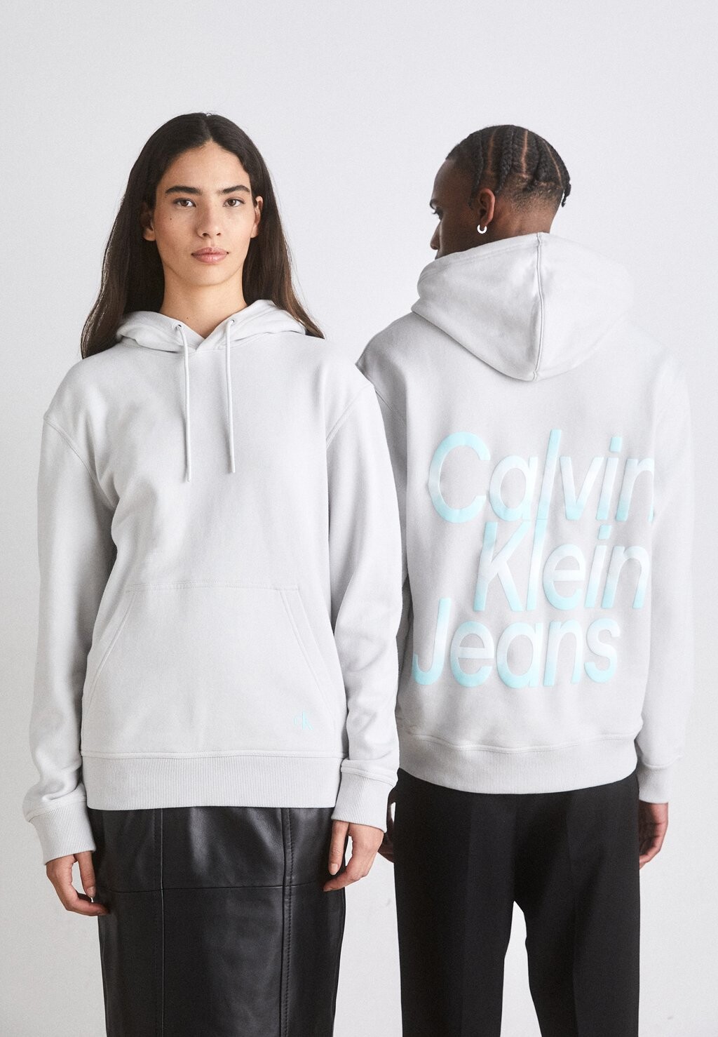 

Толстовка с капюшоном UNISEX Calvin Klein Jeans, серый