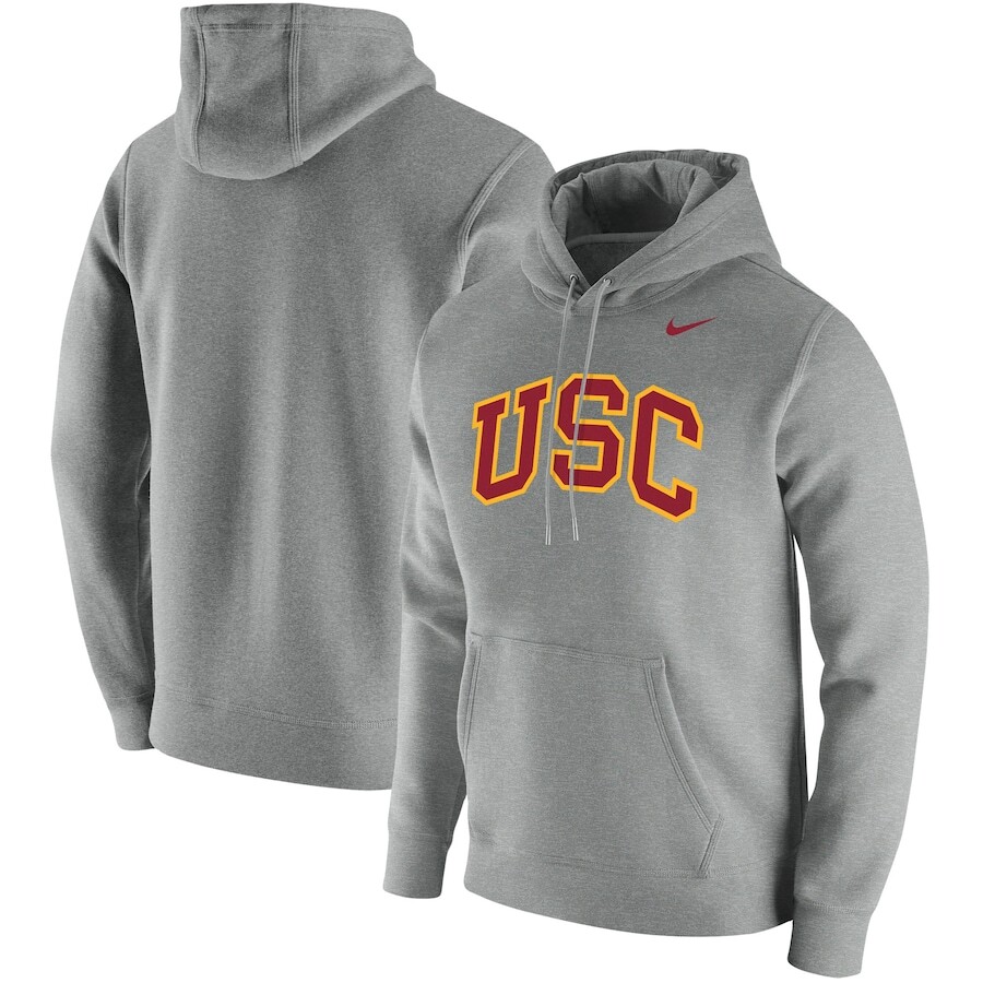 

Пуловер с капюшоном Nike Usc Trojans, серый