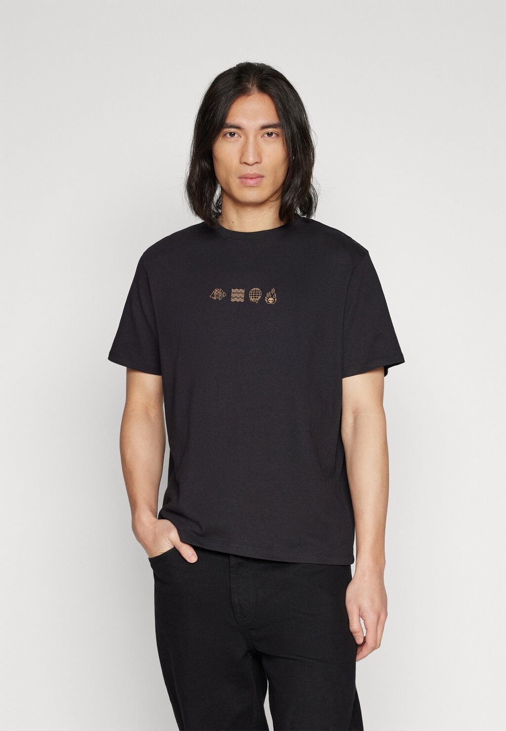 

Футболка с принтом Lunar New Year Graphic Tee Timberland, черный